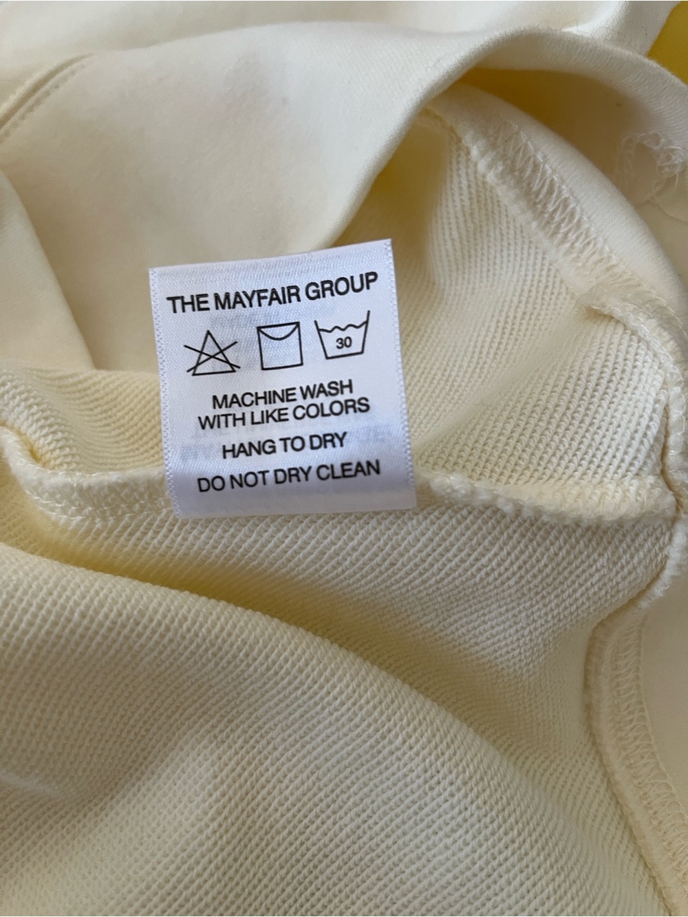 Graphic 'SMILE' Cream Sweatshirt - Picture 6 of 10